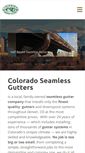 Mobile Screenshot of coloradoseamlessgutters.com